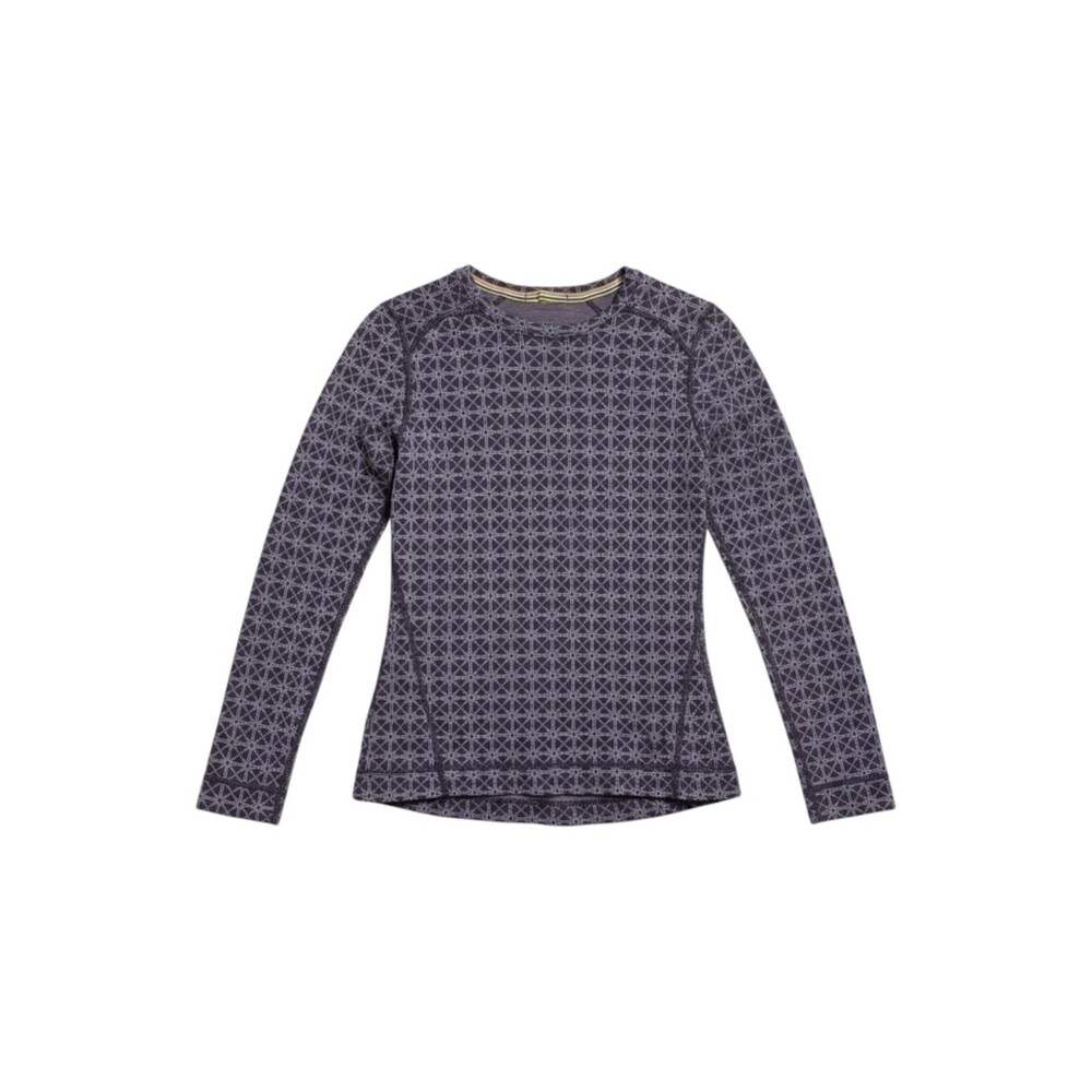 Smartwool Merino 250 Base Layer Pattern Crew Top Women’s Small Purple‎